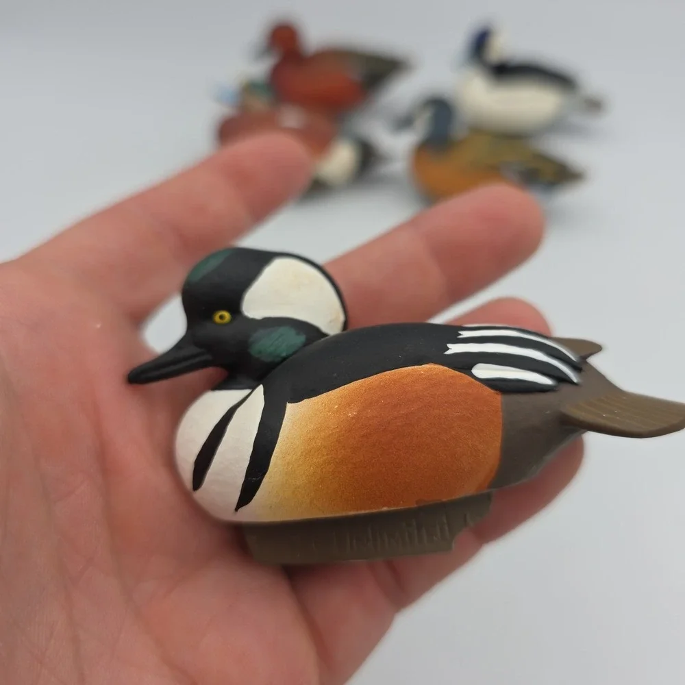 Jett Brunet Miniature Decoy Ducks Unlimited Decoys Lot Of 8  2006-2011, 013,015